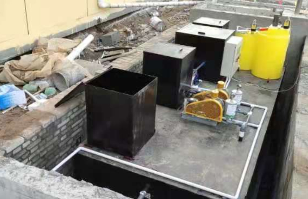 陕西宝鸡30td 生活污水 AO+MBR膜+消毒工艺