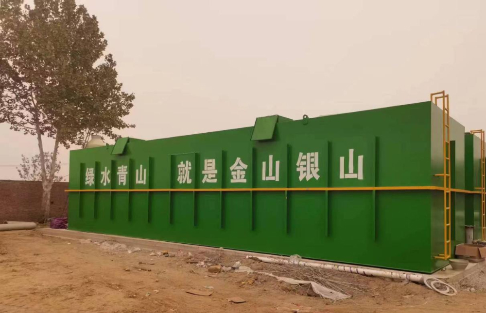 石家庄藁城区东蒲城村 480td 生活污水 AO+消毒工艺